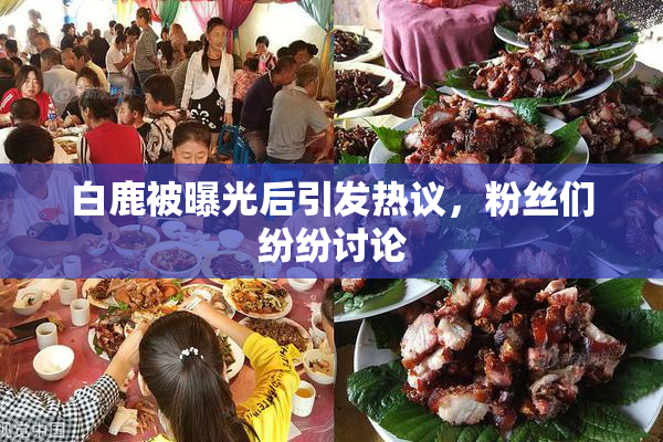 白鹿被曝光后引发热议，粉丝们纷纷讨论