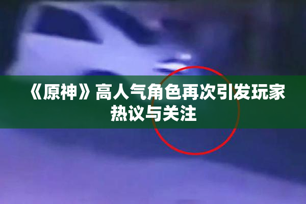 《原神》高人气角色再次引发玩家热议与关注