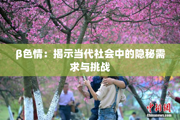 β色情：揭示当代社会中的隐秘需求与挑战
