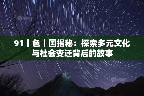 91丨色丨国揭秘：探索多元文化与社会变迁背后的故事