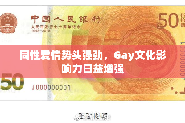 同性爱情势头强劲，Gay文化影响力日益增强