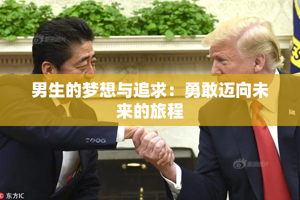 男生的梦想与追求：勇敢迈向未来的旅程