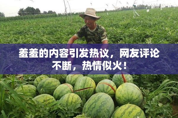 羞羞的内容引发热议，网友评论不断，热情似火！