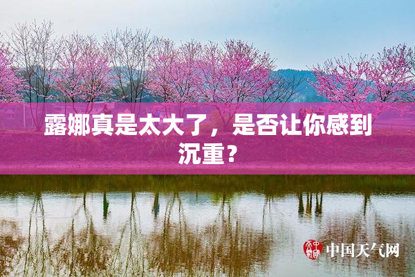 露娜真是太大了，是否让你感到沉重？