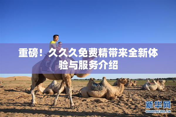 重磅！久久久免费精带来全新体验与服务介绍