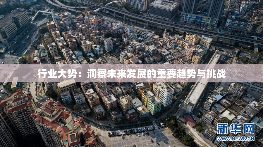 行业大势：洞察未来发展的重要趋势与挑战
