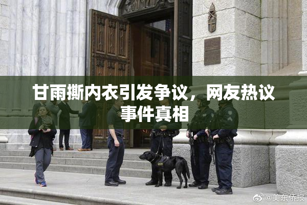 甘雨撕内衣引发争议，网友热议事件真相