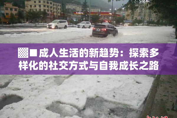 ▓■成人生活的新趋势：探索多样化的社交方式与自我成长之路