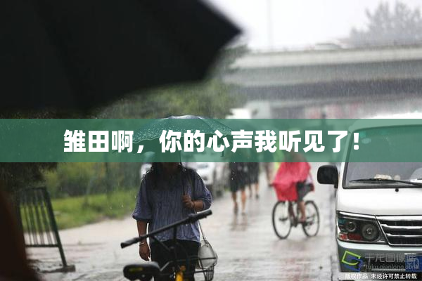 雏田啊，你的心声我听见了！
