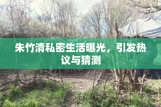 朱竹清私密生活曝光，引发热议与猜测