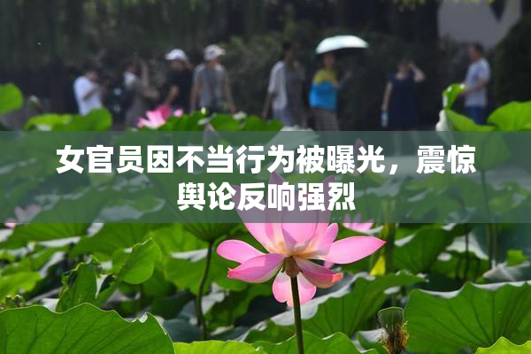 女官员因不当行为被曝光，震惊舆论反响强烈