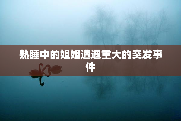 熟睡中的姐姐遭遇重大的突发事件