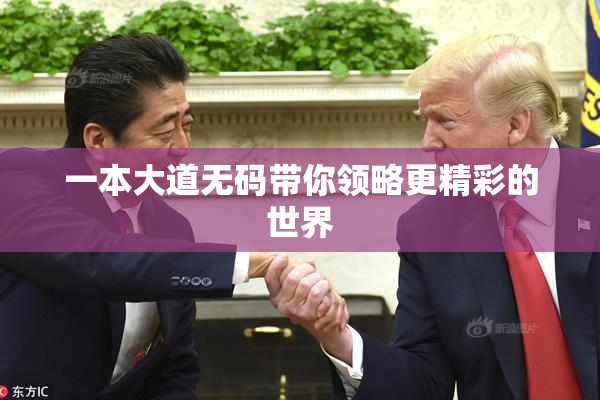 一本大道无码带你领略更精彩的世界